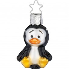 NEW - Inge Glas Glass Ornament - "Peter" Mini Penguin